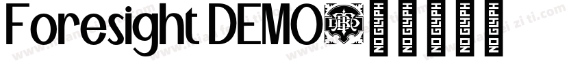 Foresight DEMO字体转换